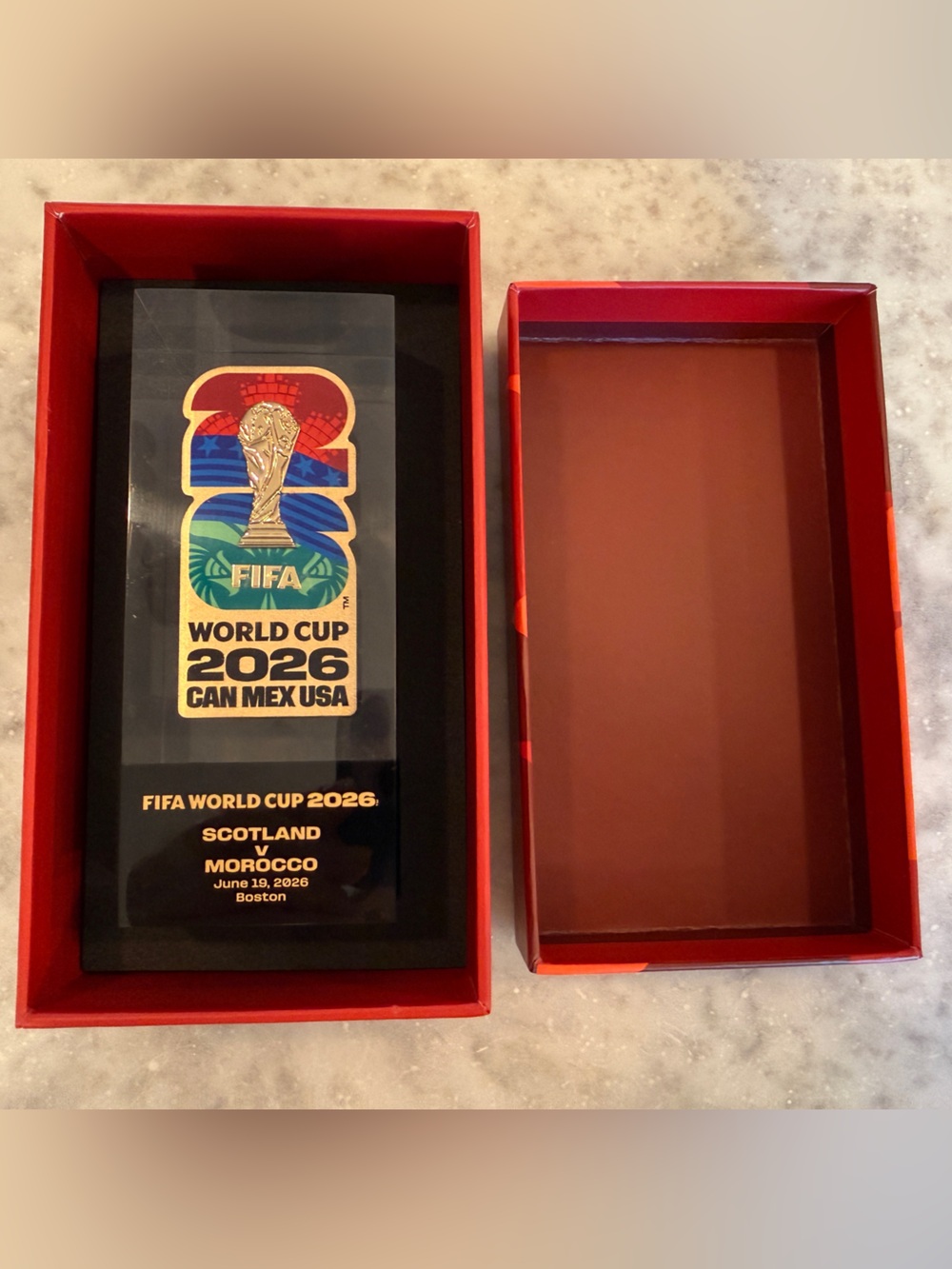FIFA World Cup 2026 Commemorative souvenir - Scotland/morocco